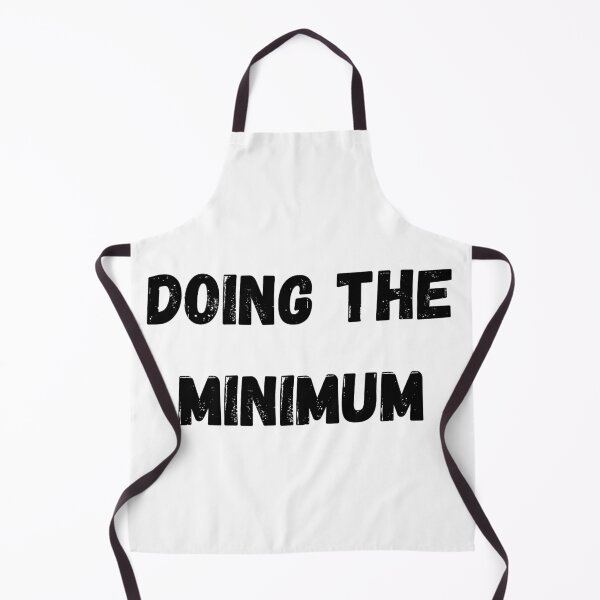 Item preview, Doing The Minimum – Funny Sarcastic Quote – Minimalist Mood designed and sold by WortStudio.