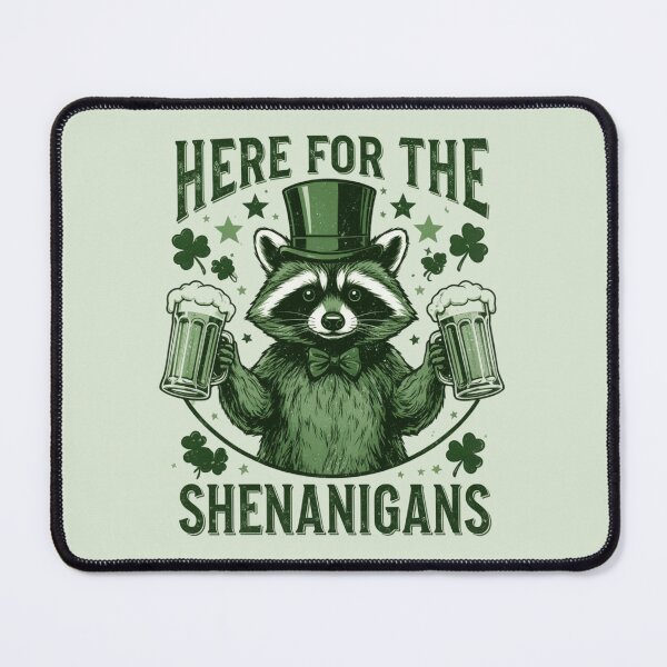 Item preview, HERE FOR THE SHENANIGANS RACCOON designed and sold by BKDIGITALSHOP.