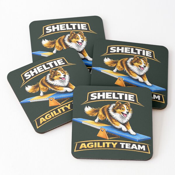 Item preview, Sheltie Agility Team – Shetland Sheepdog Dog Sport Design designed and sold by DesignsByHania.