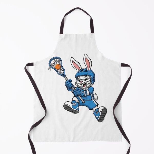Item preview, Bunny Playing Lacrosse Rabbit Easter Sport designed and sold by OlakunleOloroz.