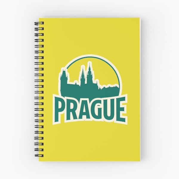 Item preview, Prague Gothic Skyline Badge – Vintage Travel T-Shirt & Sticker Design designed and sold by Timeless Design.