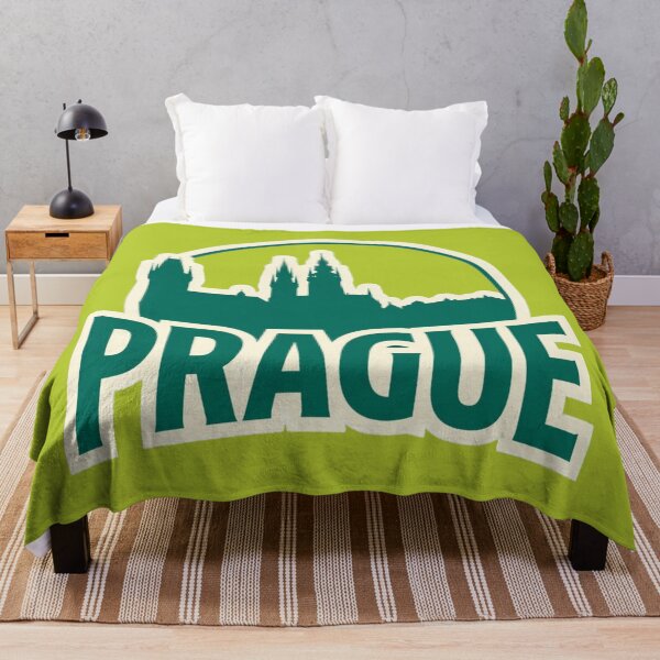 Item preview, Prague Gothic Skyline Badge – Vintage Travel T-Shirt & Sticker Design designed and sold by Timeless Design.