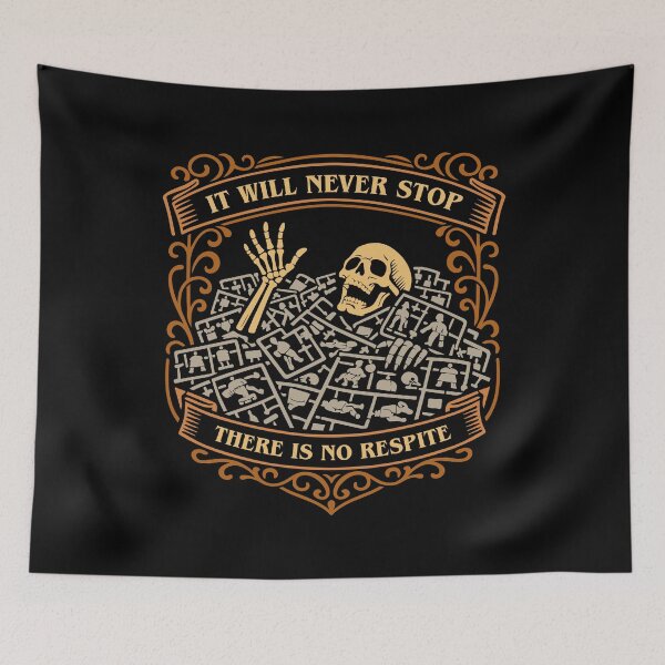 Item preview, Miniature Painter Dark Humor It Will Never Stop designed and sold by pixeptional.
