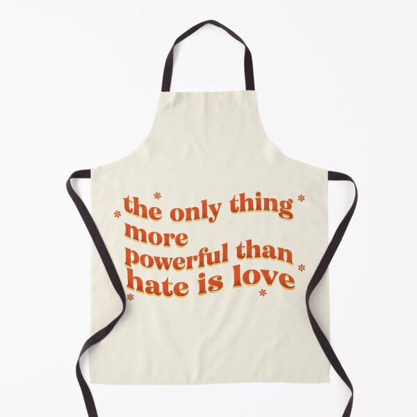 Item preview, Love Over Hate Powerful Retro Groovy Quote designed and sold by zzz888.