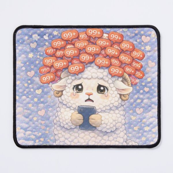 Item preview, Group Chat Sheep | 99+ Notifications CareSheep Parody (Sheepism) designed and sold by Thpoar.
