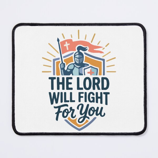 Item preview, The Lord Will Fight For You , Exodus 14:14 Bible Verse Christian , Faith Based Christian Gift, Inspirational Religious  designed and sold by stylishdzign.