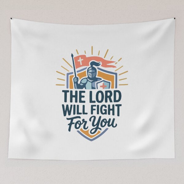 Item preview, The Lord Will Fight For You , Exodus 14:14 Bible Verse Christian , Faith Based Christian Gift, Inspirational Religious  designed and sold by stylishdzign.