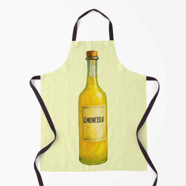 Item preview, Limoncello Cutout – Italian Yellow Drink Watercolor designed and sold by EmeraldeaArt.