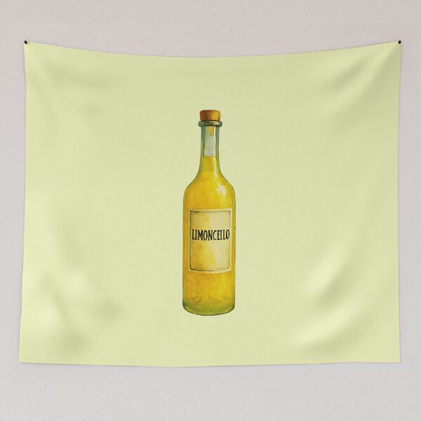 Item preview, Limoncello Cutout – Italian Yellow Drink Watercolor designed and sold by EmeraldeaArt.