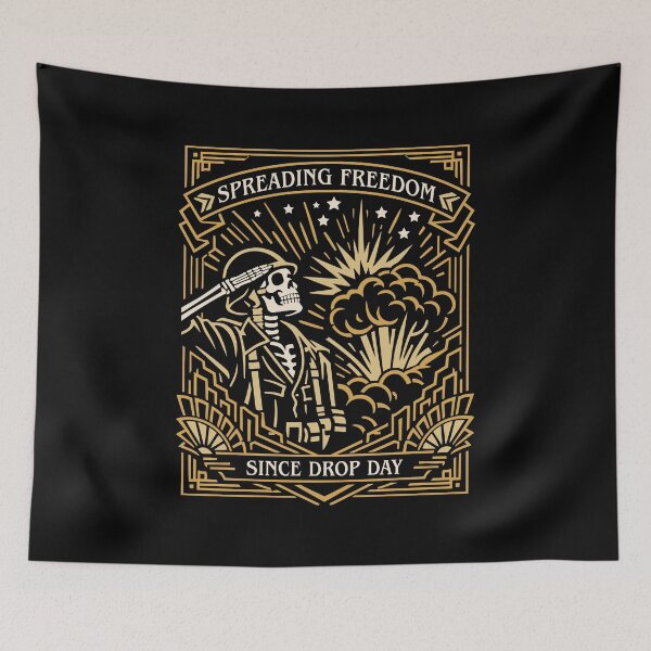 Item preview, Spreading Freedom Since Drop Day Funny Gaming designed and sold by pixeptional.