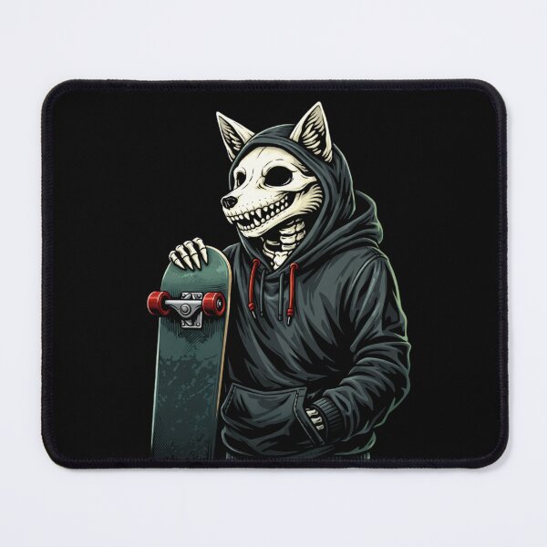 Item preview, Fox Skeleton Skater – Urban Streetwear Skate Aesthetic Art designed and sold by ColorSplash123.