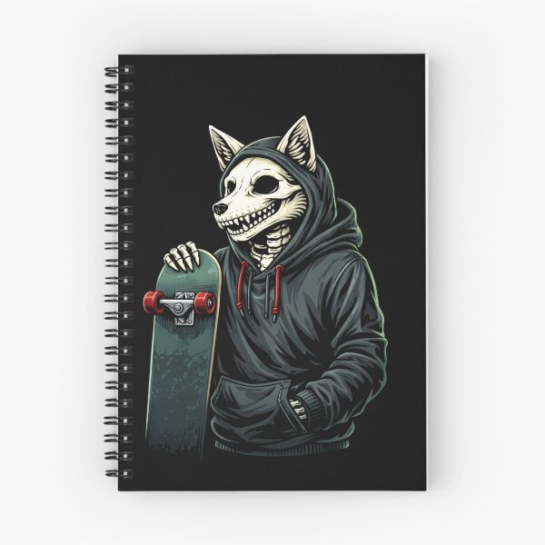 Item preview, Fox Skeleton Skater – Urban Streetwear Skate Aesthetic Art designed and sold by ColorSplash123.