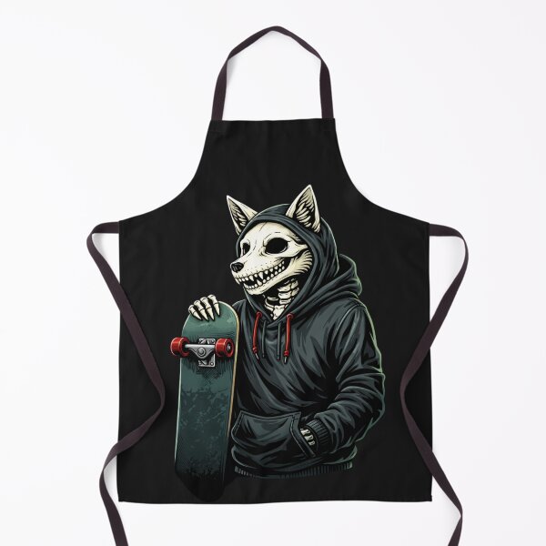 Item preview, Fox Skeleton Skater – Urban Streetwear Skate Aesthetic Art designed and sold by ColorSplash123.
