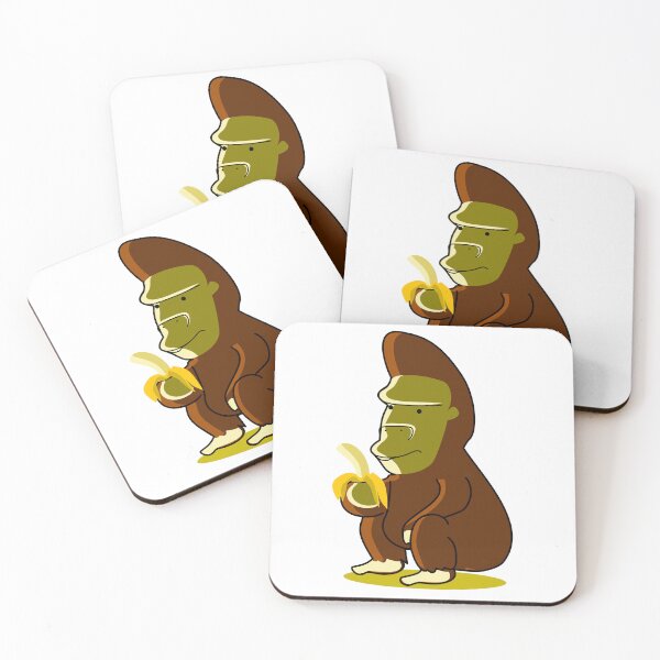 Item preview, The Stoic Gorilla’s Banana Break designed and sold by Mimick-deco.