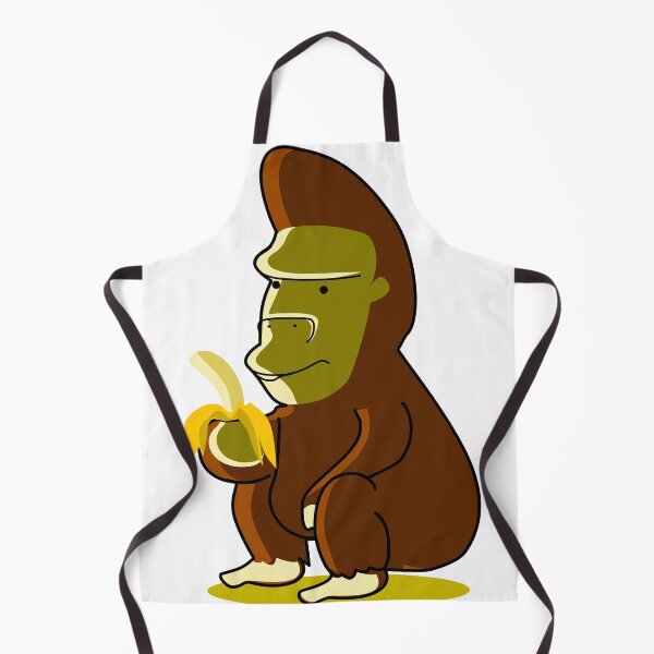 Item preview, The Stoic Gorilla’s Banana Break designed and sold by Mimick-deco.