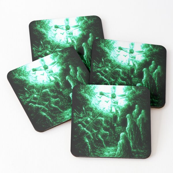 Item preview, The Emerald Sacrifice: Gothic Biblical Engraving designed and sold by graphixpolash.