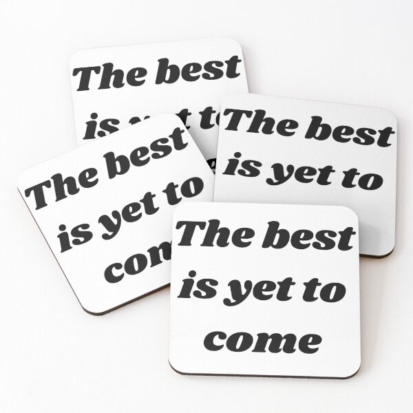 Item preview, The Best Is Yet To Come – Inspirational Positive Quote – Retro Typography designed and sold by WortStudio.