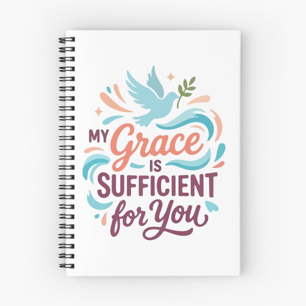 Item preview, My Grace Is Sufficient For You, 2 Corinthians 12:9 Bible Verse Christian , Inspirational Faith Christian Gift designed and sold by stylishdzign.