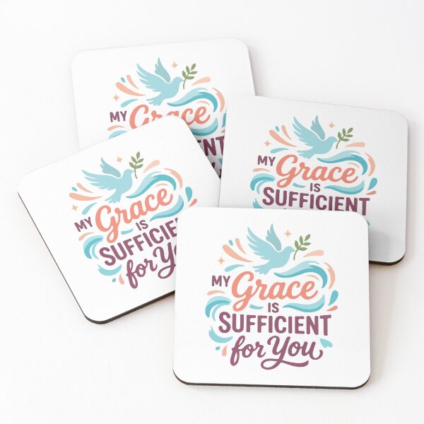 Item preview, My Grace Is Sufficient For You, 2 Corinthians 12:9 Bible Verse Christian , Inspirational Faith Christian Gift designed and sold by stylishdzign.