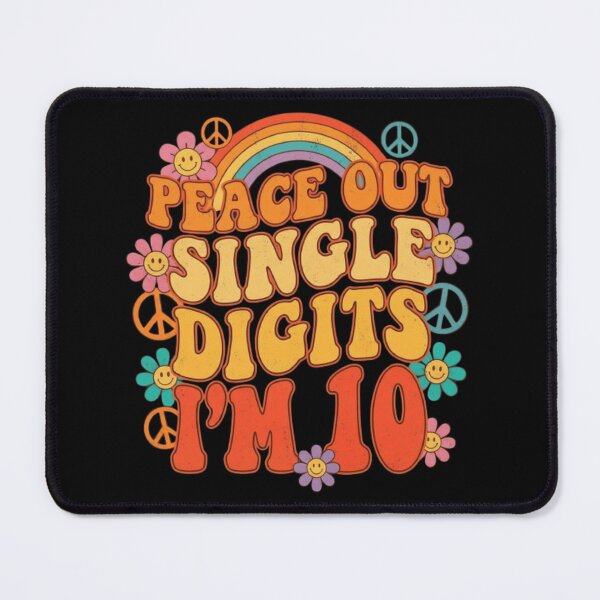Item preview, Peace Out Single Digits I'M 10 Happy 10th Birthday designed and sold by Thread&Fable.