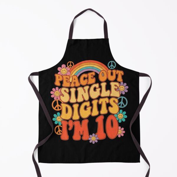Item preview, Peace Out Single Digits I'M 10 Happy 10th Birthday  designed and sold by Thread&Fable.