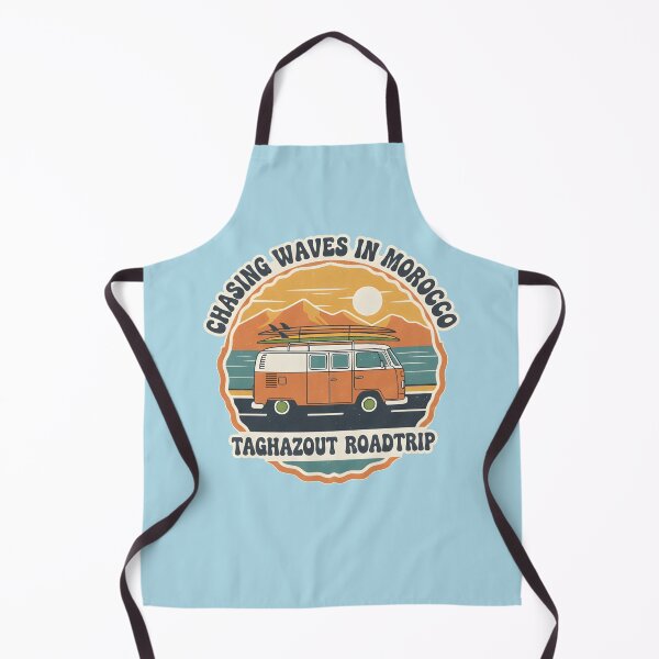 Item preview, Taghazout Morocco Surf Roadtrip - Vintage Van Life Wave Chaser designed and sold by Axivra.