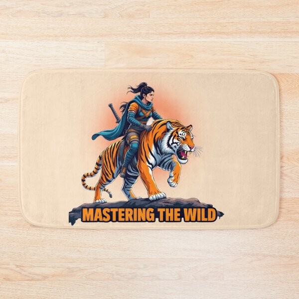 Item preview, Mastering the Wild - Japanese Warrior & Tiger Spirit designed and sold by PriyaMagic.