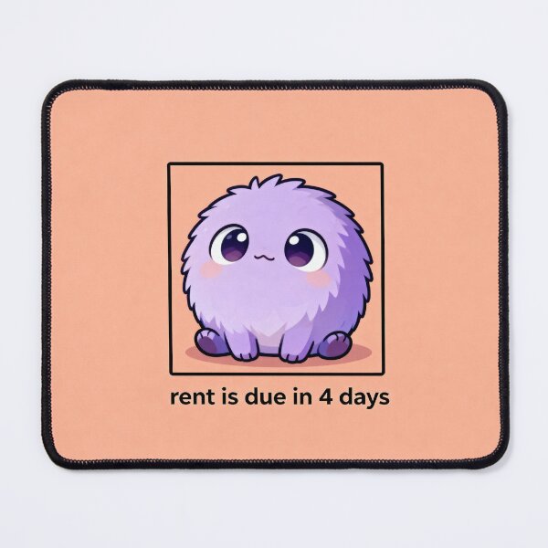 Item preview, Rent Due Existential Meme - Zoomer Humor designed and sold by PictorialWhimsy.
