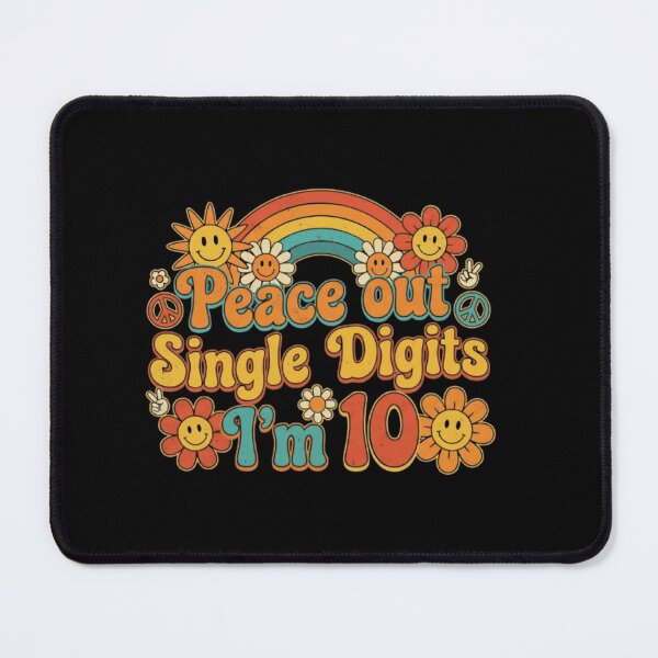 Item preview, Peace Out Single Digits I'M 10 Happy 10th Birthday designed and sold by Thread&Fable.