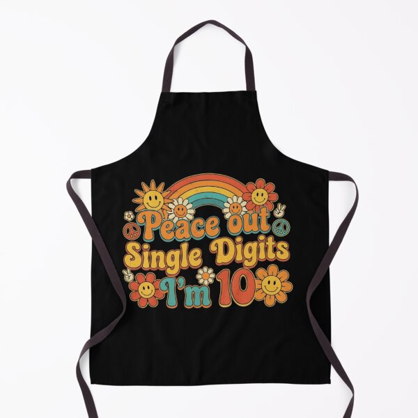 Item preview, Peace Out Single Digits I'M 10 Happy 10th Birthday  designed and sold by Thread&Fable.