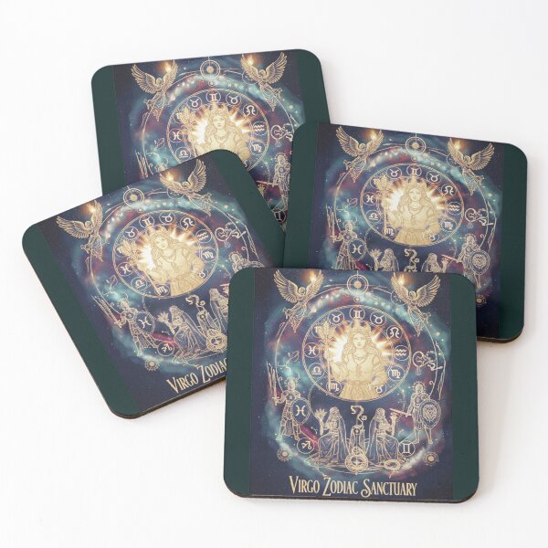 Item preview, Luxury Virgo Zodiac Sanctuary – Golden Celestial Maiden designed and sold by OddballObjects.