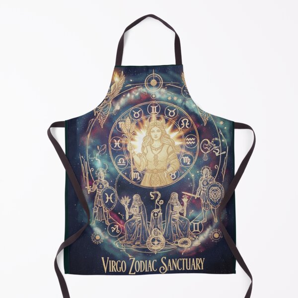 Item preview, Luxury Virgo Zodiac Sanctuary – Golden Celestial Maiden designed and sold by OddballObjects.