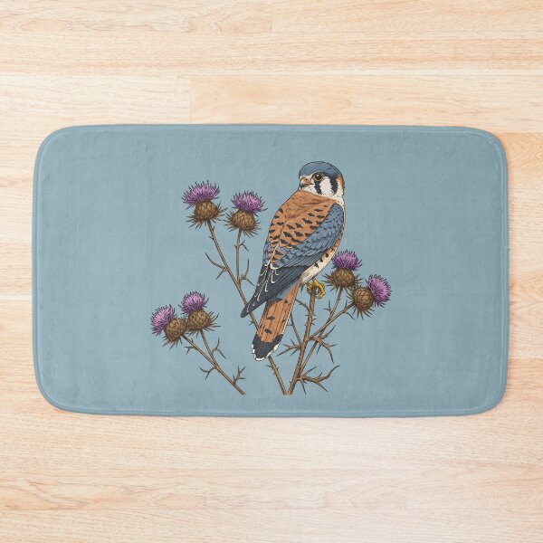 Item preview, American Kestrel on Thistle Wildlife Nature Bird designed and sold by BirdsnStuff.