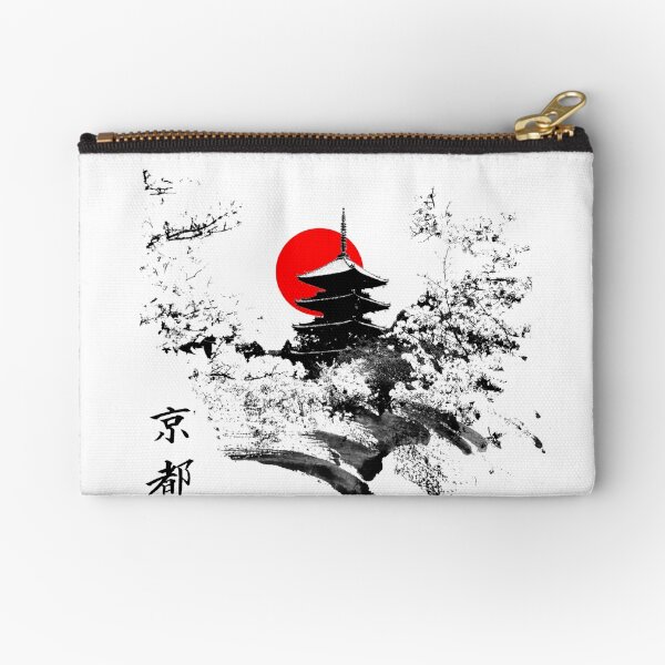 Kyoto Japan Old Capital Zipper Pouch