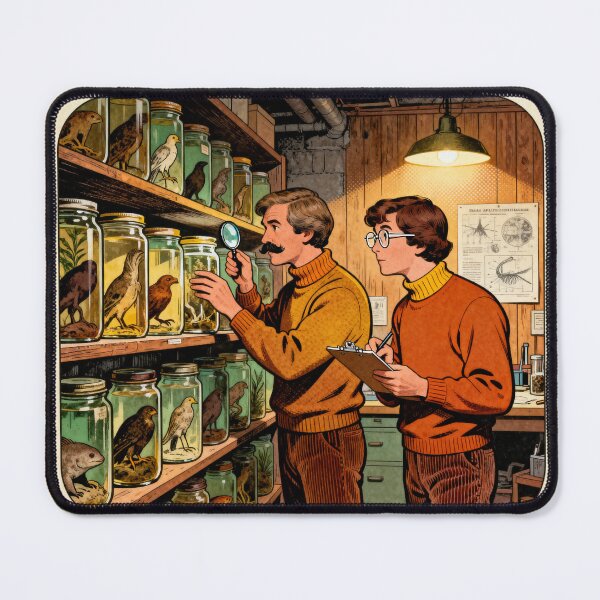 Item preview, Taxidermy Dark Humor - 70s Retro Parody designed and sold by PictorialWhimsy.