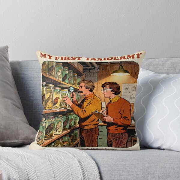 Item preview, Taxidermy Dark Humor - 70s Retro Parody designed and sold by PictorialWhimsy.