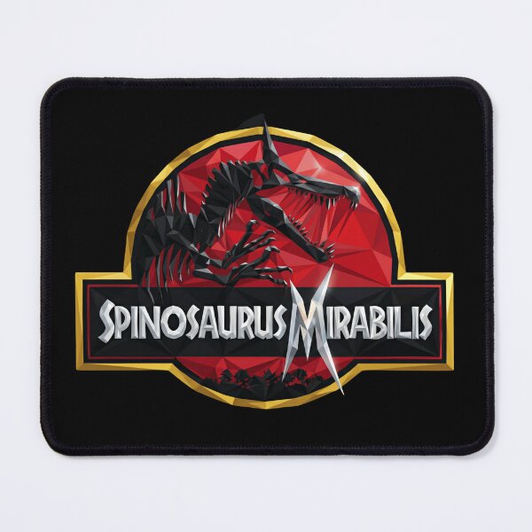 Item preview, Spinosaurus Mirabilis Dark Crimson Fossil Skeleton Crest designed and sold by SkeletonsDanger.