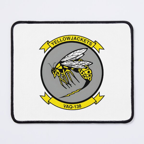 Item preview, VAQ-138 Yellowjackets Electronic Attack Squadron Emblem designed and sold by CharlieDesings.