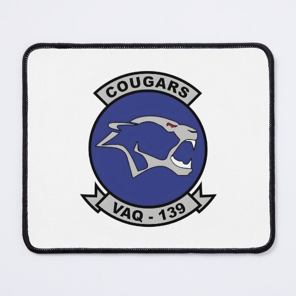 Item preview, VAQ-139 Cougars Electronic Attack Squadron Emblem designed and sold by CharlieDesings.