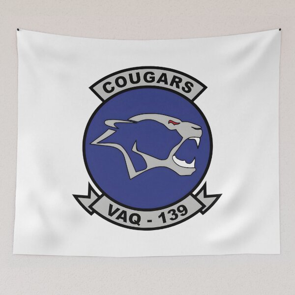 Item preview, VAQ-139 Cougars Electronic Attack Squadron Emblem designed and sold by CharlieDesings.