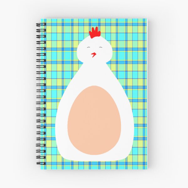 Item preview, White Easter Chicken on Plaid – Elegant Spring Holiday Design designed and sold by CreaTwinkles.