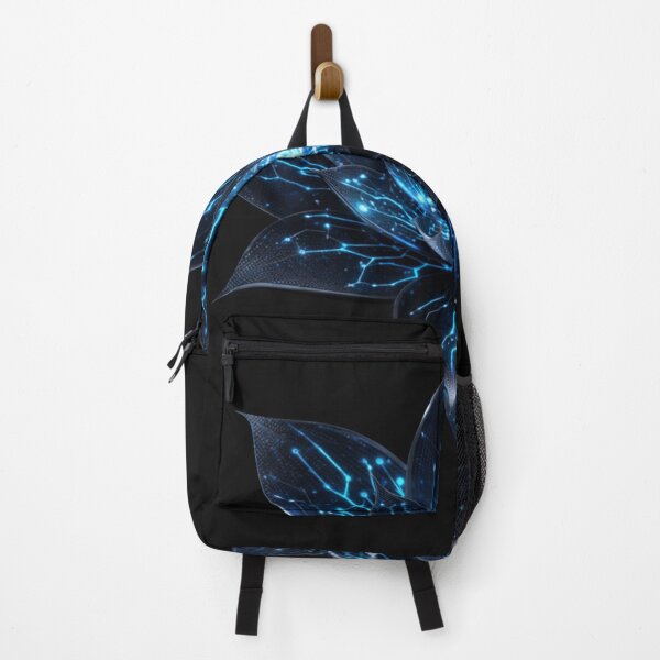 Item preview, Carbon Fibre Flower – Futuristic blue tech flower with circuit glow designed and sold by slinsish.