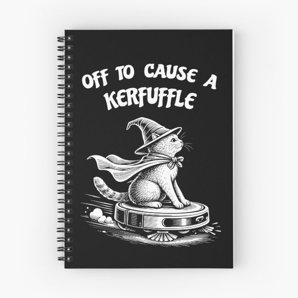 Item preview, Off To Cause A Kerfuffle - Magic Cat designed and sold by Lichtisign.