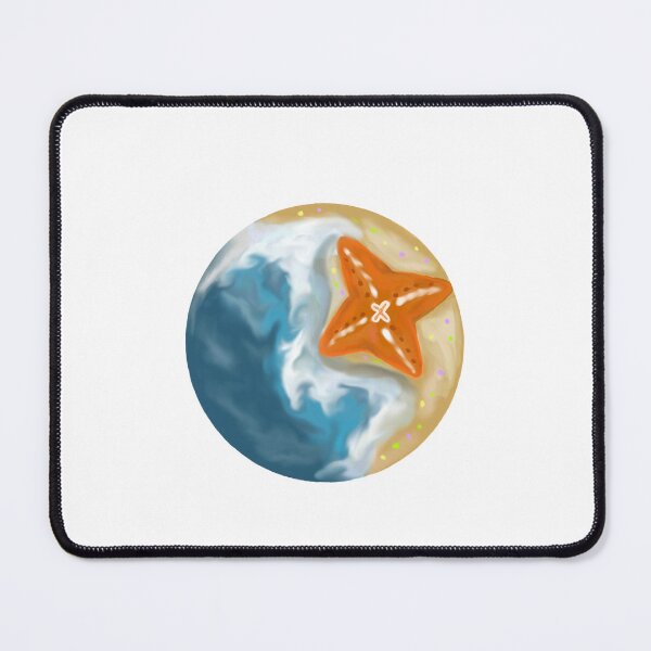 Item preview, Orange Starfish on the Shore designed and sold by AstrixStickers.