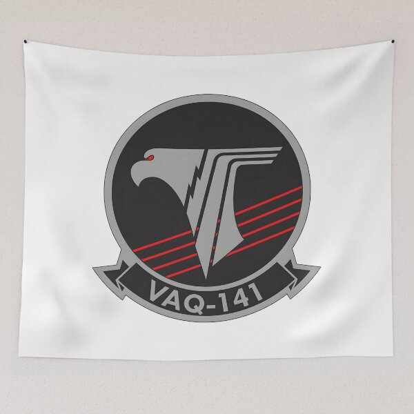 Item preview, VAQ-141 Shadowhawks Electronic Attack Squadron Emblem designed and sold by CharlieDesings.