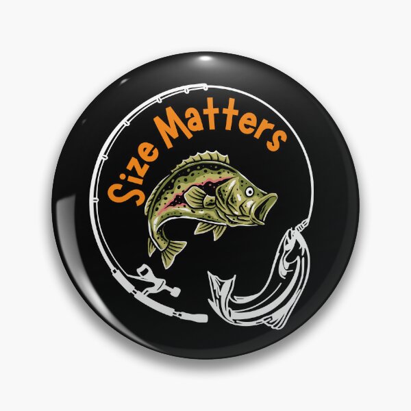 Item preview, Fishing lover size matters funny  designed and sold by ClickATee Store .