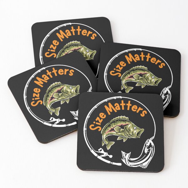 Item preview, Fishing lover size matters funny  designed and sold by ClickATee Store .