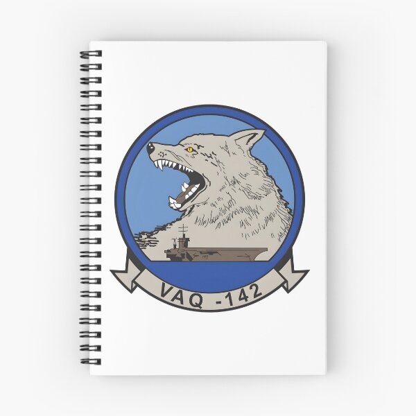 Item preview, VAQ-142 Gray Wolves Electronic Attack Squadron Emblem designed and sold by CharlieDesings.