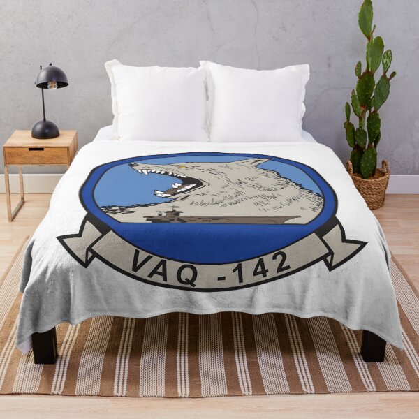 Item preview, VAQ-142 Gray Wolves Electronic Attack Squadron Emblem designed and sold by CharlieDesings.