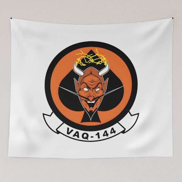Item preview, VAQ-144 Main Battery Electronic Attack Squadron Emblem designed and sold by CharlieDesings.
